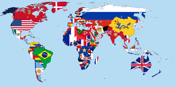 global paper map