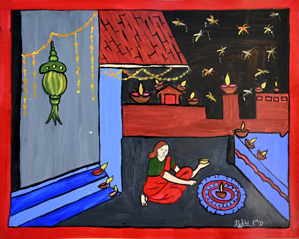 diwali painting