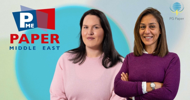 Paper Middle East representatives Petra and Yasmina for PG Paper