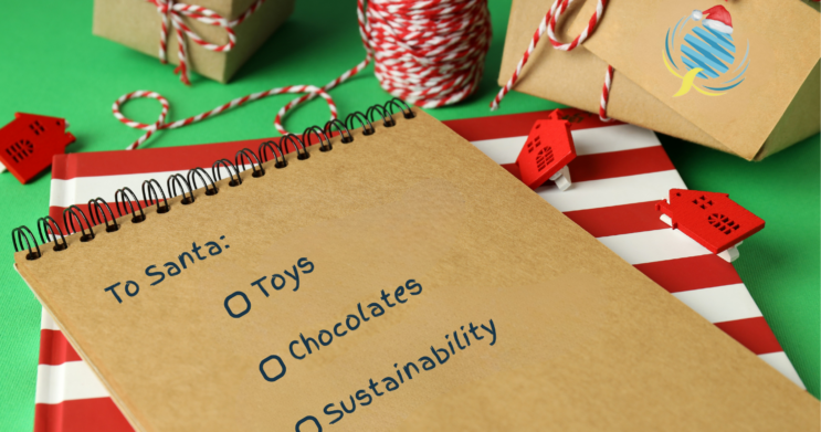 pg paper kraft sustainable packaging christmas scene