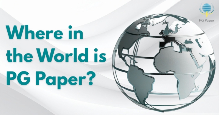 Where in the world is PG Paper? Blog Cover