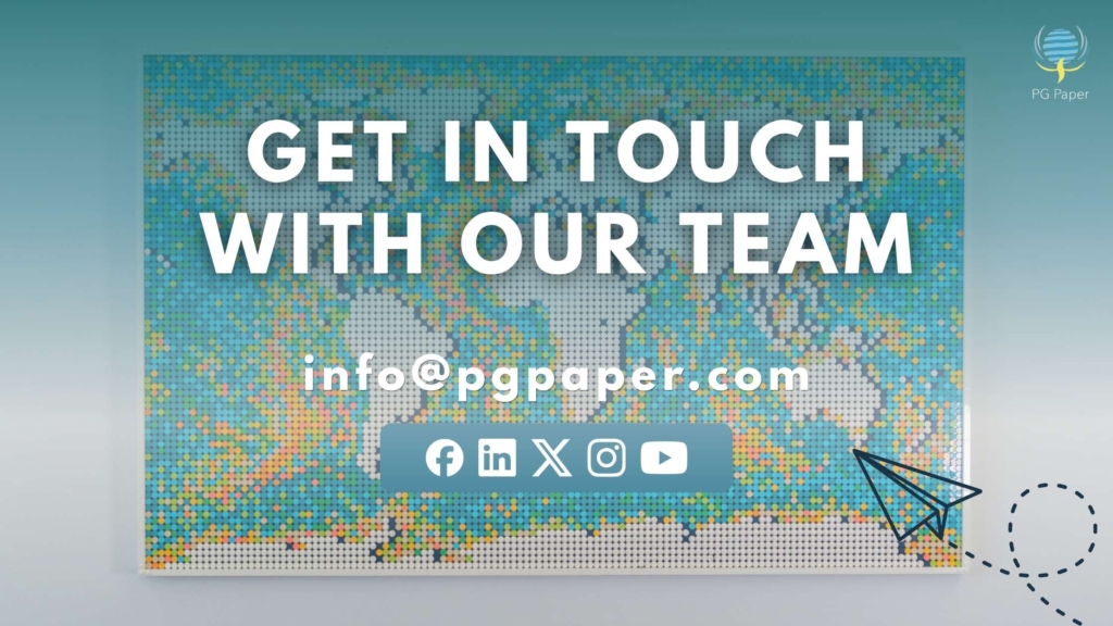 Get in touch with the PG Paper team to find out how we can benefit your business.